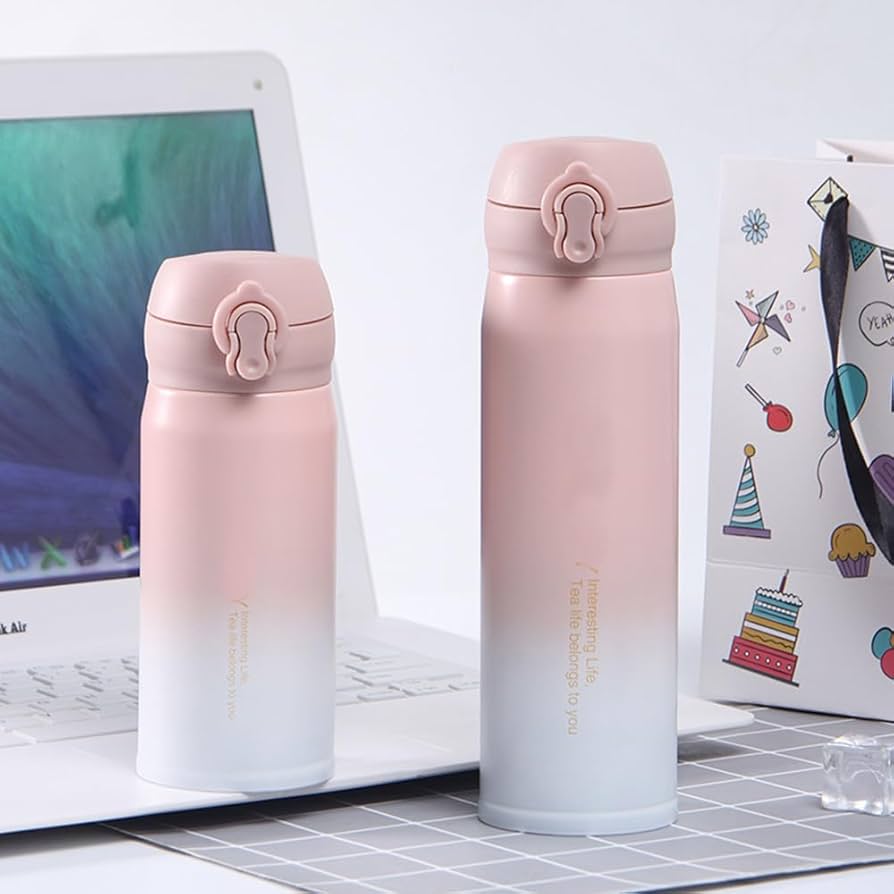 Amazon | 水筒 真空断熱 保温 保冷 500ml 直飲み 保温ボトル